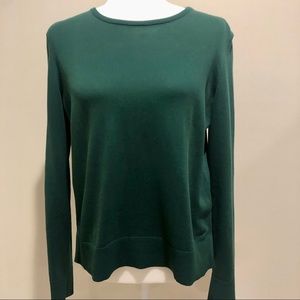 AKRIS PUNTO Long sleeve shirt in forest green
